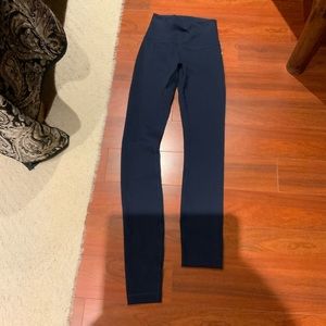 Lululemon leggings, dark blue, size: 2